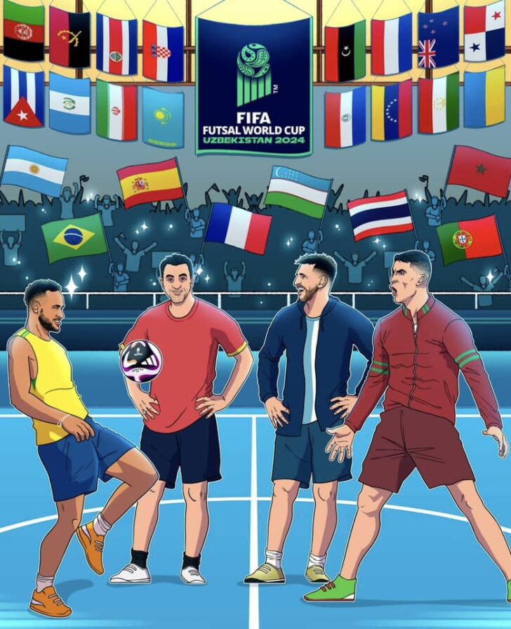 The Controversial Poster: FIFA Sparks Debate by Using Football Icons in Futsal World Cup Promotion